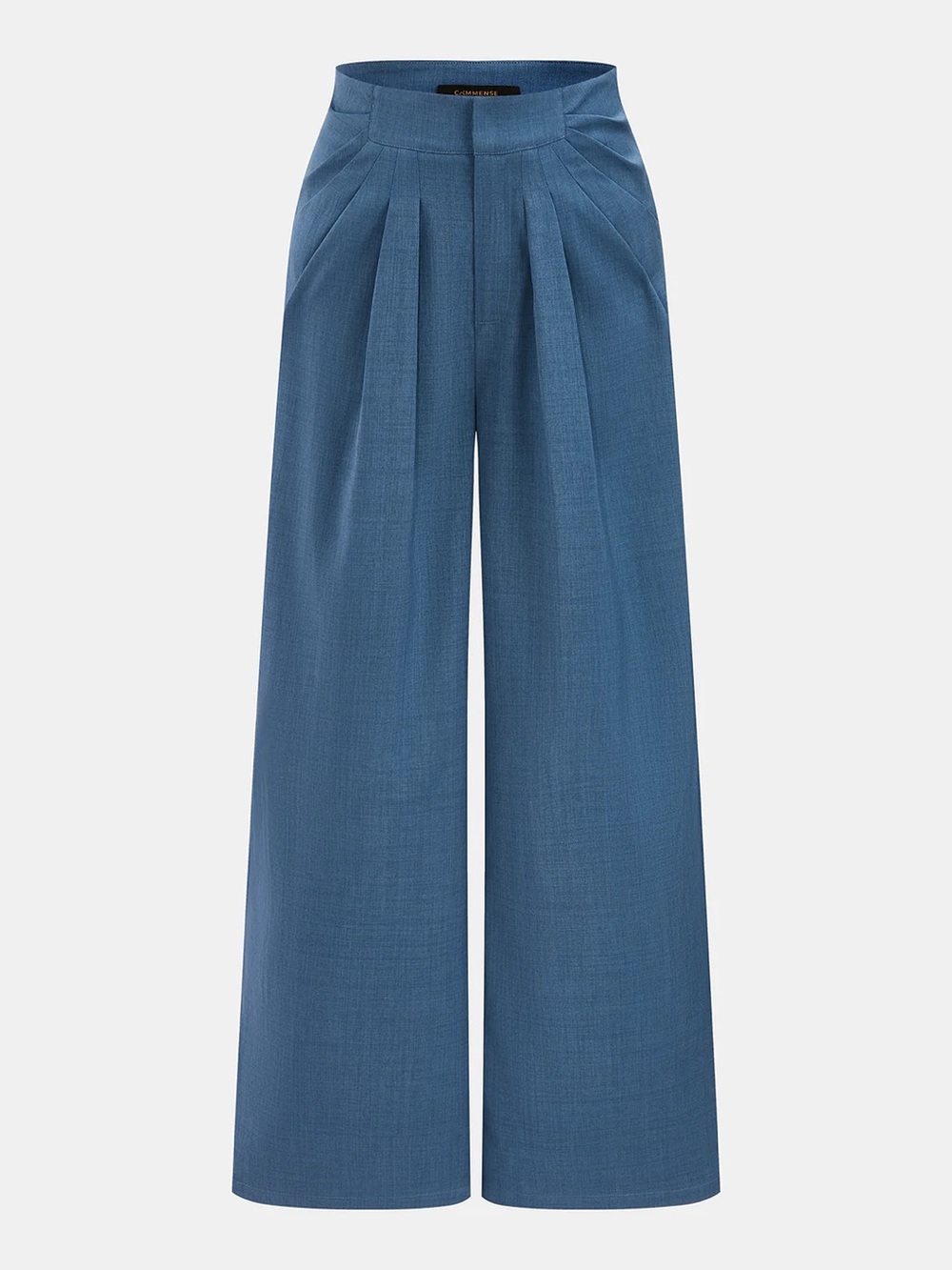Commense - Casual Pleated Wide Leg Pants - Sold out online